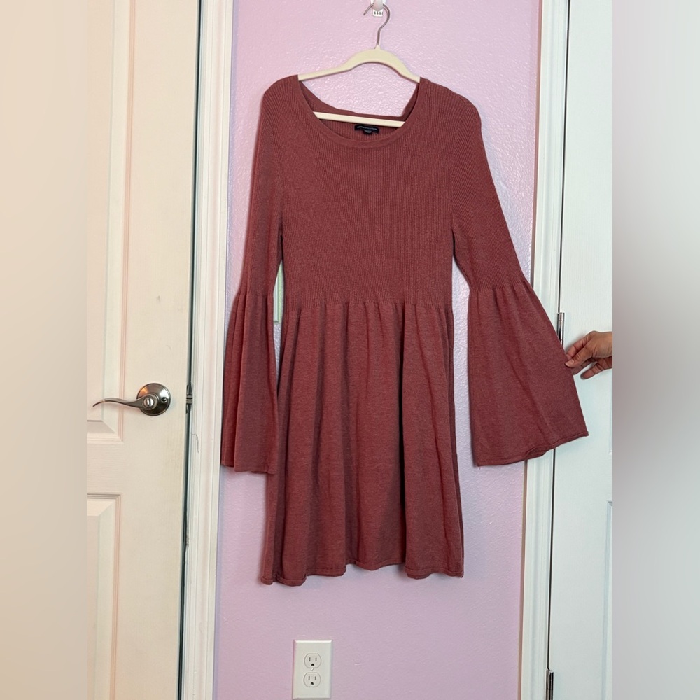 American Eagle Outfitters Dusty Rose Knit Top